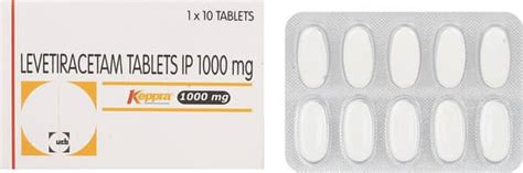 Keppra 1000 MG Tablet (10): Uses, Side Effects, Price & Dosage | PharmEasy