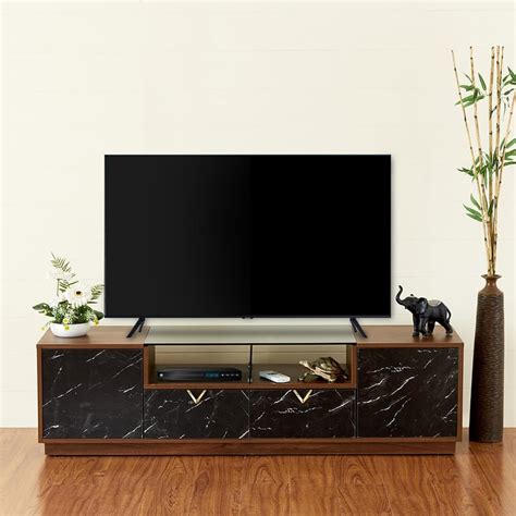 Buy Noir Novelty TV Unit - Brown from Home Centre at just INR 49997.0