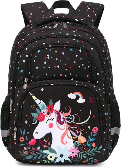 Amazon.com | abshoo Cute Unicorn School Backpack For Girls Elementary ...
