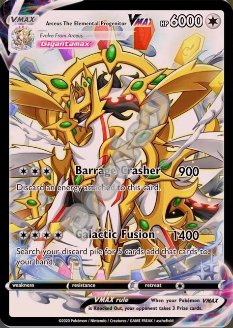 Buy Arceus the Elemental Progenitor VMAX Pokemon Card Online in India ...