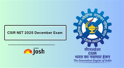 CSIR NET 2025 Exam: Form Correction Window (Active), Exam Date (18 Dec ...