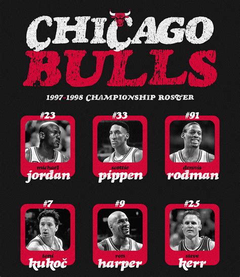 1997-98 Chicago Bulls | The Last Dance Branding :: Behance