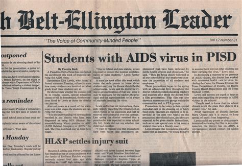 South Belt Houston Digital History Archive: September 1987: AIDS fear