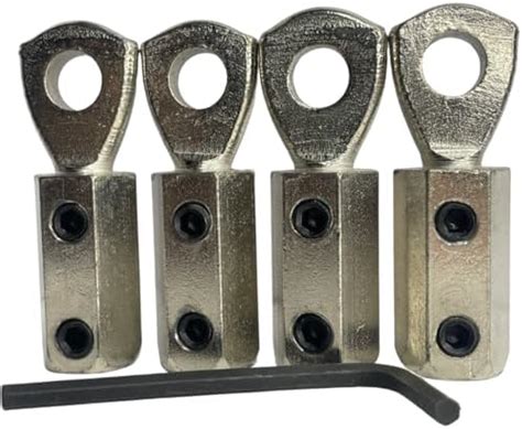B FIT Solid and Heavy Gym Wire Lock Set with Bolts and L Key (4 Pcs ...