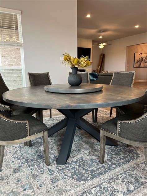 Lazy Susan | Round dining table modern, Round dining room sets, Large ...