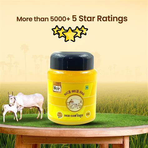 A2 Desi Cow Ghee 500ml (Pack Of 2) – Ueir Organic Foods