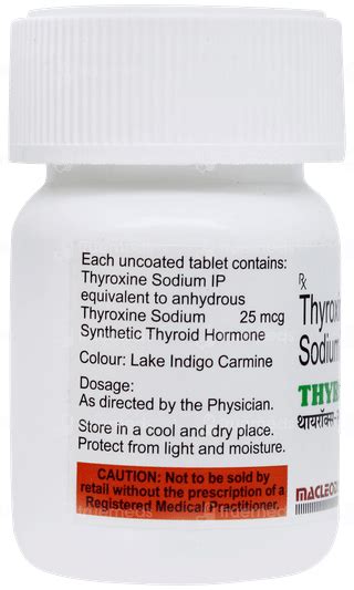 Thyrox 25 Tablet: Uses, Side Effects, Price & Substitutes
