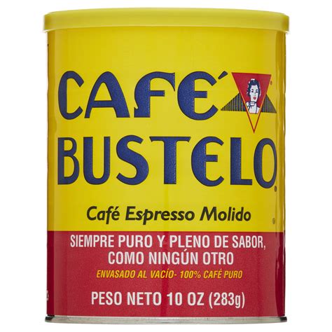 Cafe Bustelo, Espresso Style Dark Roast Ground Coffee, 10 oz. Can ...