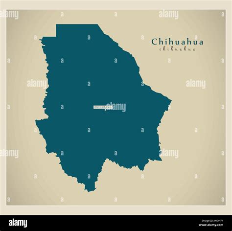 Chihuahua map hi-res stock photography and images - Alamy