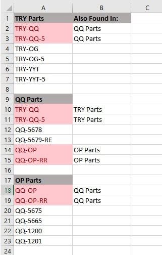 Image result for Excel Part Number Generator