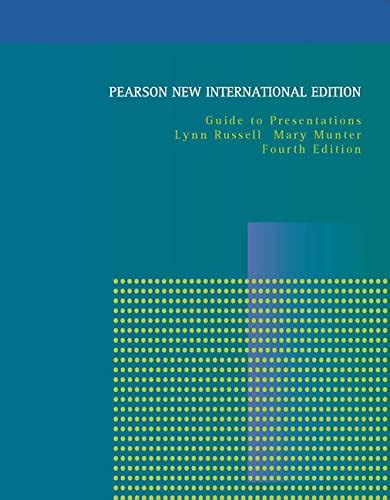 Buy Guide to Presentations: Pearson New International Edition Book ...