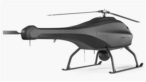 3D model UAV Helicopter Rigged for Maya | 3D Molier International