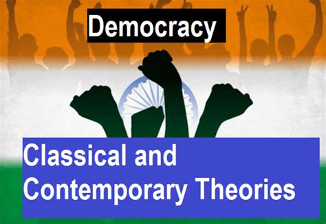 Democracy Classical and Contemporary Theories - PSIR Optional for UPSC
