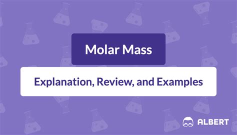 Image result for Molar Mass Examples