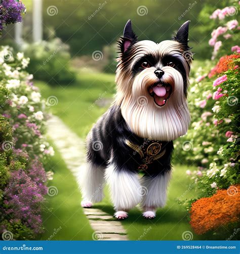 Affenpinscher Monkey Terrier Dog, Generative AI Illustration Stock ...