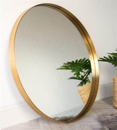 Metal Frame Mirrors | Round Shape Mirrors - Mirrorwalla