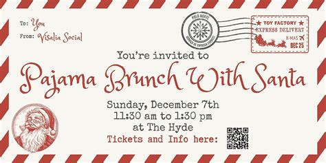 Pajama Brunch with Santa!, The Hyde (former Lamp Liter Conference ...