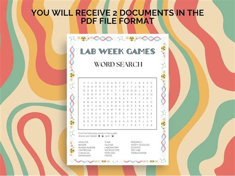 Image result for Lab Week Games Printable