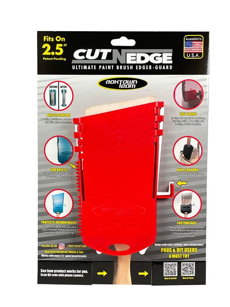 Cut-N-Edge : Ultimate Paint Brush Edger and Guard. – Boxtown Team Products