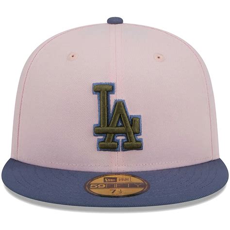 New Era /Blue Los Angeles Dodgers Olive Undervisor 59FIFTY Fitted Hat ...
