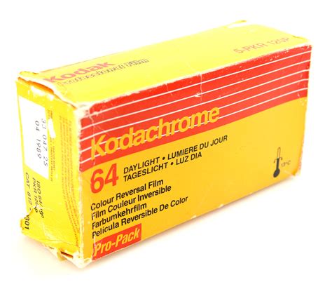 Kodak Professional Kodachrome 64 120 Daylight Colour Reversal Film ...