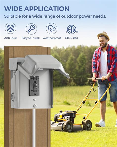 WILAWELS Outdoor Outlet Box, Weatherproof Metal Outdoor India | Ubuy