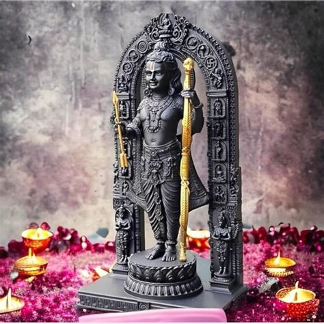 Polyresin Shree Ram Lalla Ayodhya Statue – Oxyroots Handicraft