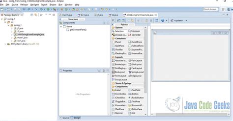 Java Swing Form 的图像结果