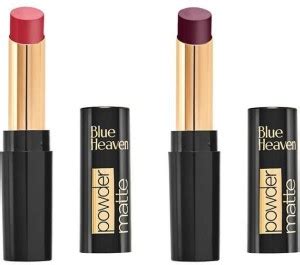 BLUE HEAVEN Powder Matte Lipsticks (Chest Nut & Scarlet Kiss) - Price ...