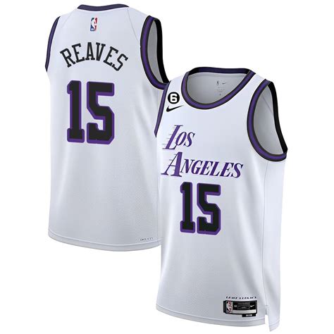 Austin Reaves Men’s Los Angeles Lakers 2023 Collection City Jersey ...