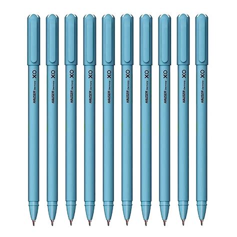 Hauser XO Ball Pen Box Pack | Tip Size 0.6 mm | Comfortable Grip With ...