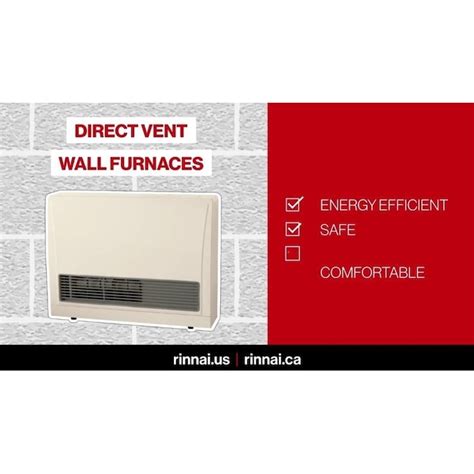 Rinnai 38400-BTU Wall Indoor Natural Gas Convection Heater EX38DTWN at ...