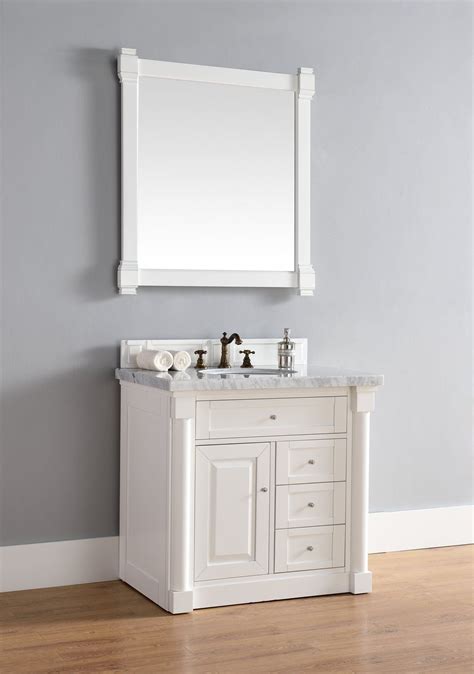 36" New Haven Cottage White Single Bathroom Vanity, James Martin ...