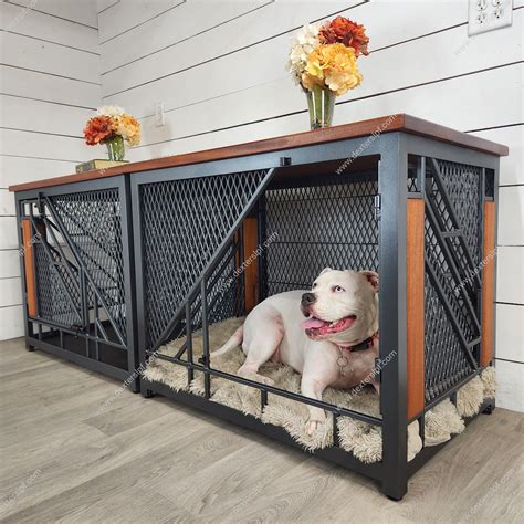 Remy Large Set | Modern Dog Crate Furniture | Dog Crate Table | Dog Ke ...