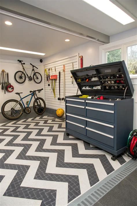 Inspiring Garage Floor Tile Designs - Light and Layer