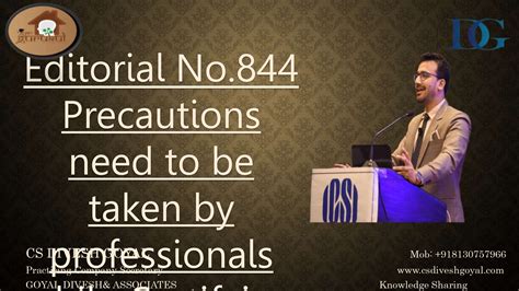 Precautions need to be taken by professionals while certifying forms