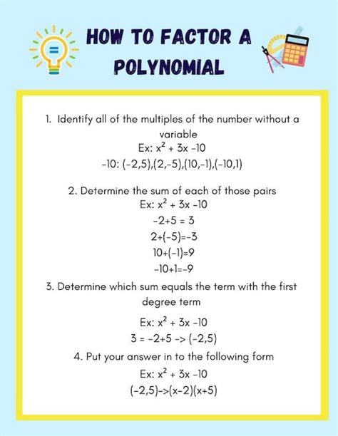 Image result for Factor Algebra Problems with Answers