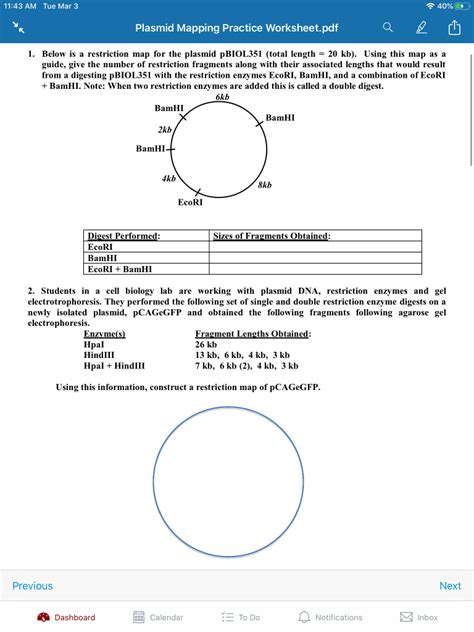 Image result for Plasmid Mapping Practice Problems