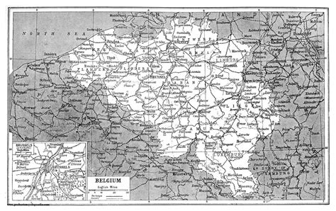 Belgium map during ww2