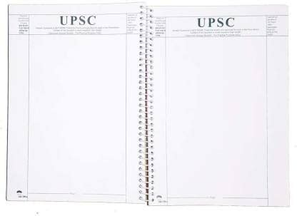Pramesh UPSC Mains Answer Writing Sheet [100 Pages] [2 Booklet] Spiral ...