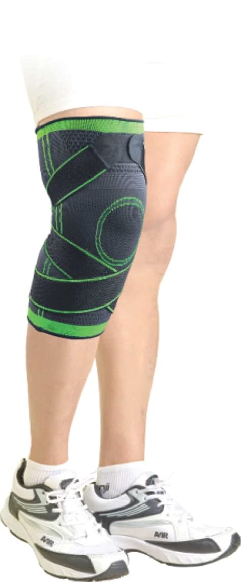 Buy Dyna Nylon Pro Knee Cap With Compression And Adjustable Straps For ...