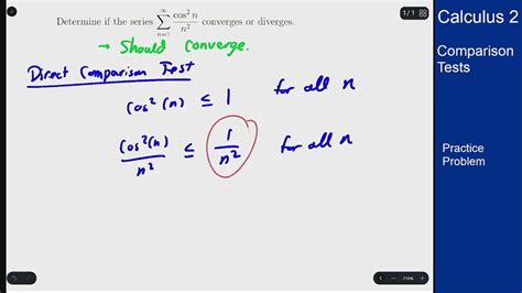 Image result for Comparison Test Calculus 2