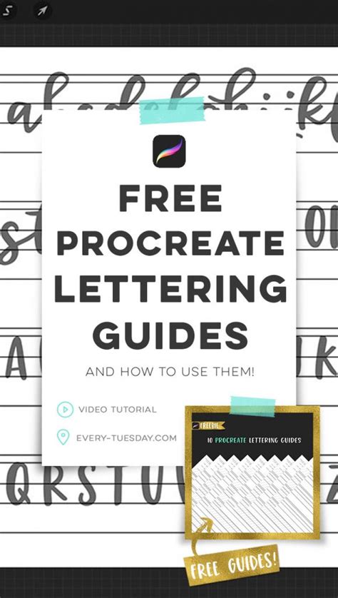 Free Procreate Lettering Tutorials 的图像结果