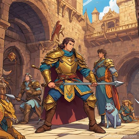 create a character from dungeons dragons 5e artificer with scale mail ...