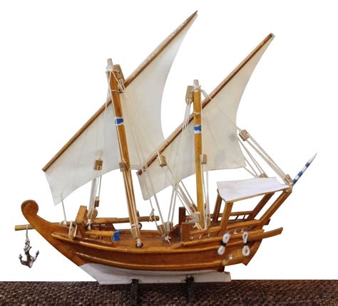 PROSALE Kerala Wooden Dhow Type KOTIA Boat Miniature Handicraft Size 8 ...