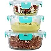 Buy Allo FoodSafe Glass Containers with Lids with Break Free Lock, Oven ...
