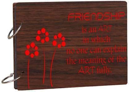 Anushka Communication Wooden Friendship is an Art in Which No One Can ...