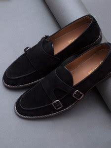 BIG FOX Leather Double Monk Strap Loafers For Men - Buy BIG FOX Leather ...
