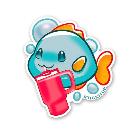 Cute Fish Sticker – STICK IT UP