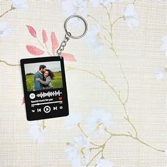 Tresneria Personalized Keychain (Black-Spotify) : Amazon.in: Bags ...